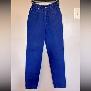 Vintage Bongo High Rise Mom Blue Jeans Women's 23